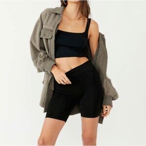 NWT Free People Seamless Bike Shorts Black XS/S